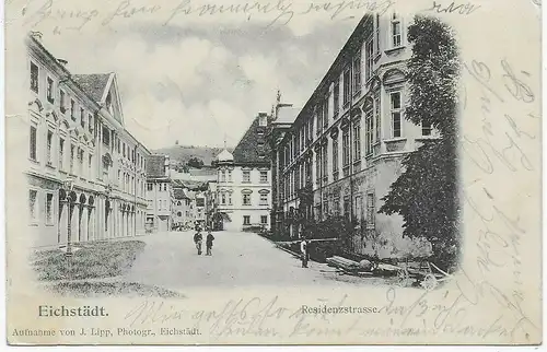 Ansichtskarte Eichstädt 1903 nach Fürth