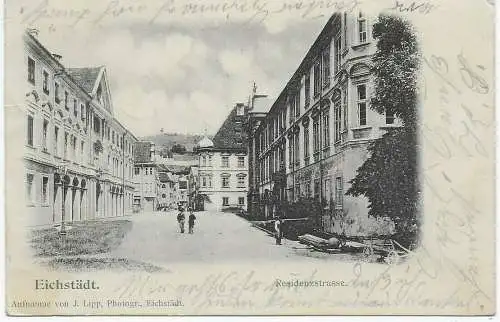 Carte d'affichage Eichstadt 1903 après Fürth