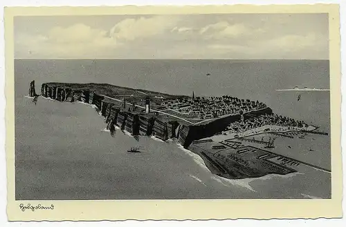 Ansichtskarte Helgoland 1936