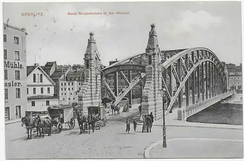 Carte de vue Goerlitz 1907, après Fürth