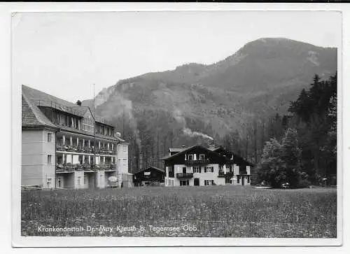 Cartes Visual hospitalisation Kreuth près de Tegernsee/Ob 1953 vers Fürth