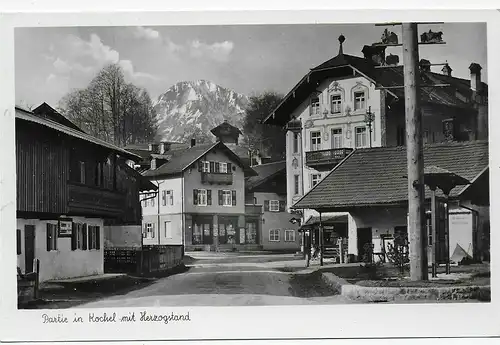 Ansichtskarte Kochel mit Herzogsstand, 1952 nach Fürth