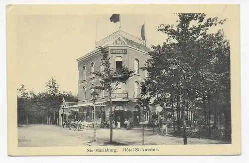 Ansichtskarte Ste-Mariaburg 1917 als Feldpost Bayr. Inf. Reg. nach Memmingen