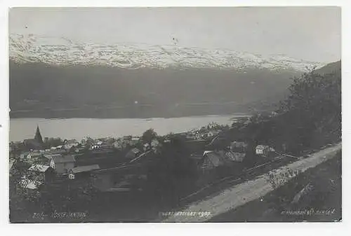 Ansichtskarte Norwegen Vossvangen Eneberettiget 1907/Bergen