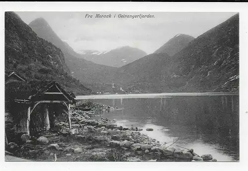 Ansichtskarte Norwegen Fra Meraak i Geirangerfjorden