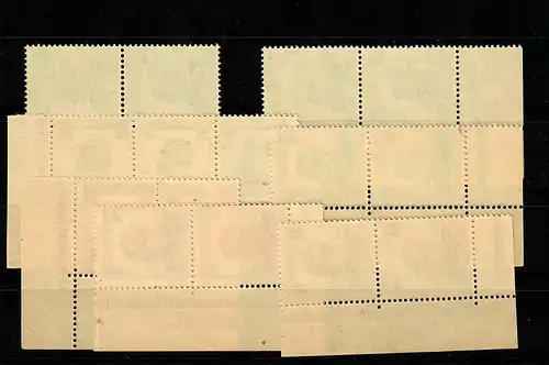 Württemberg MiNr. 241-250, ** postfrisch, ** HAN