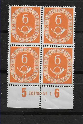 Bund: MiNr. 126 HAN, postfrisch, **