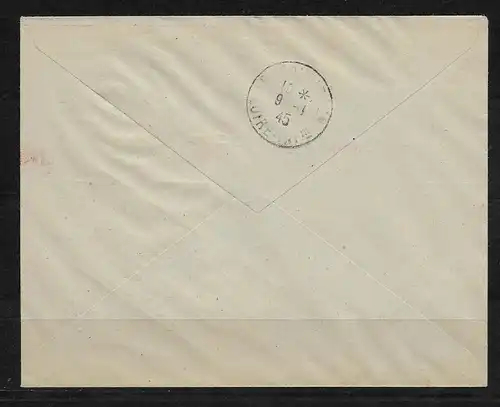 Einschreiben La Loire Inferieure, Baule, 8.1.1945 nach St. Nazaire