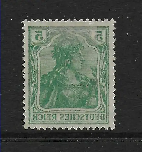 DR: MiNr. 85 II, Vollabklatsch, Falz