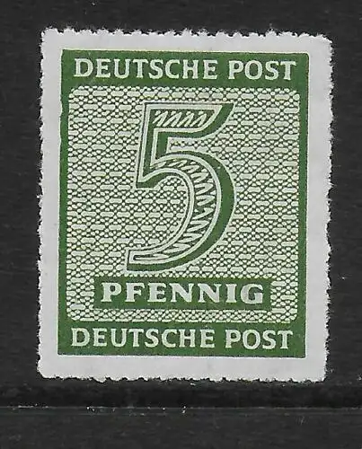 SBZ: MiNr. 116d, postfrisch, **