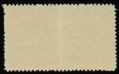 MiNr. 7 B III+V, postfrisch, ** waagrechtes Paar