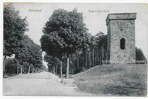 Ansichtskarte Helmstedt, benutzt in Ägypten 1927, Port Said