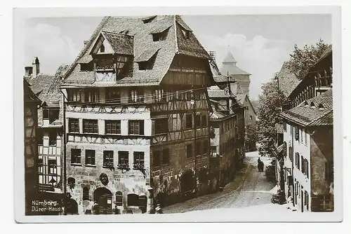 Ansichtskarte Nürnberg, Dürer Haus, 1935