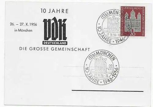 10 Jahre VDK, München: 1946-1956