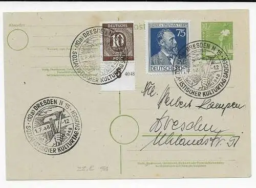 Dresden 1948 Sozialistischer Kulturtage 1948