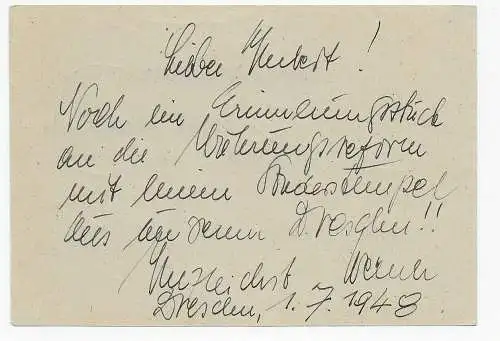 Dresden 1948 Sozialistischer Kulturtage 1948