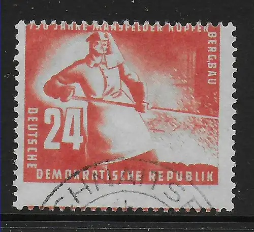 DDR: MiNr. 274, gestempelt, Verzähnung