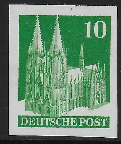 BiZone MiNr. 80 U, postfrisch, ** ungezähnt