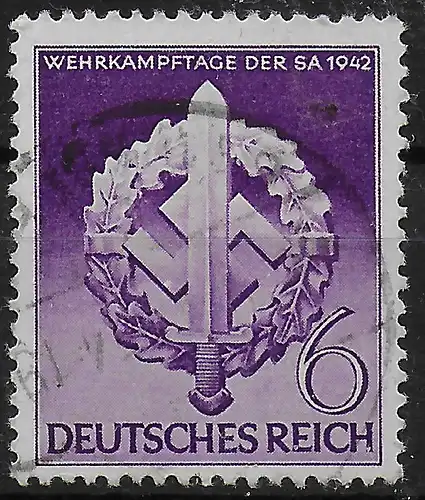 DR MiNr. 818V, gestempelt