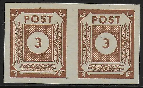 MiNr. 56U mit rückseitgem Abklatsch, *, BPP geprüft