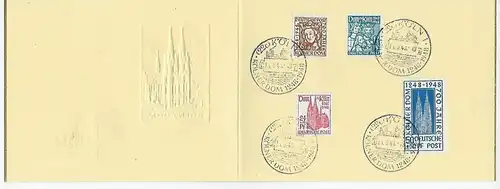 100 Jahre Kölner Dom: Sonderstempel 1948
