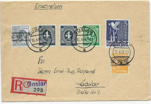 Goslar Einschreiben 1948