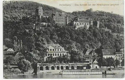 AK Heidelberg, von Lampertheim nach Chicago/USA, 1932