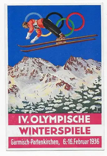 Winterspiele Olympiade 1936: Garmisch Partenkirchen