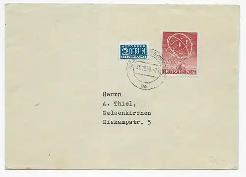 Münster, 1950 nach Gelsenkirchen