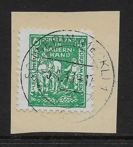 Mecklenburg: MiNr. 23 III, gestempelt Schwerin, 1948