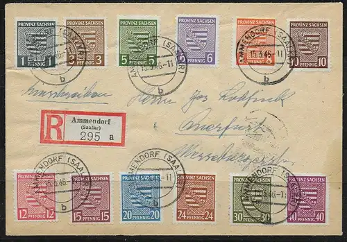 SBZ: MiNr. 73-84: x,y gemischt, BPP geprüft