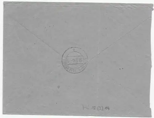 GG: portogerechter Eilboten Brief Ostrow Maz. 1940 nach Berlin