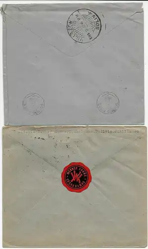 Bolivien: Via Tupiza y Buenos Aires, 8 Briefe, ca. 1921-1924
