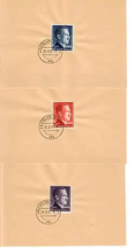 FDC: MiNr. 781-798 und 799-802, Michel Wert: 800 Euro, SELTEN, Versandstelle