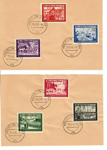 FDC Blatt: MiNr. 773-778 Michel Wert: 600 Euro, SELTEN, Versandstelle