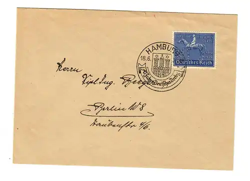 FDC Hamburg Deutsches Derby, 1939
