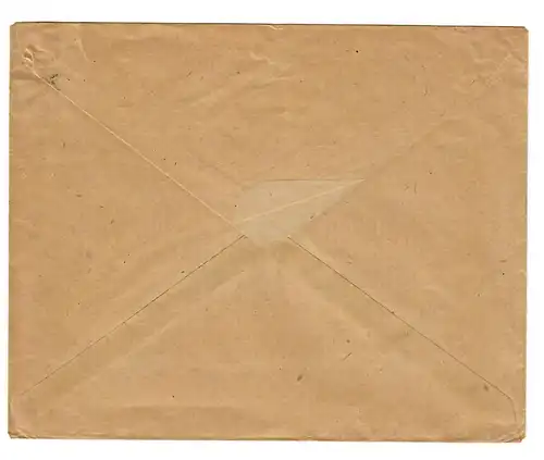 Brief 1920 mit EF MiNr. 87 II, Oberrand nach Magdeburg