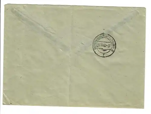 Einschreiben Wien nach Berlin, Europäischer Postkongress 1942,  MiNr. 802 !!!