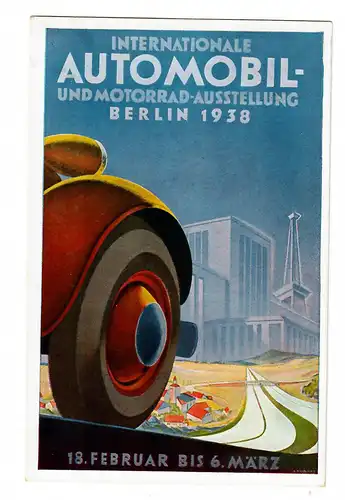 Internationale Automobil- und Motorrad-Ausstellung, 1938 Berlin, Sonderstempel