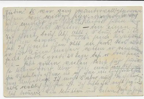 Postkarte Berlin, 11.1.1918 aus dem Abgeordentenhaus