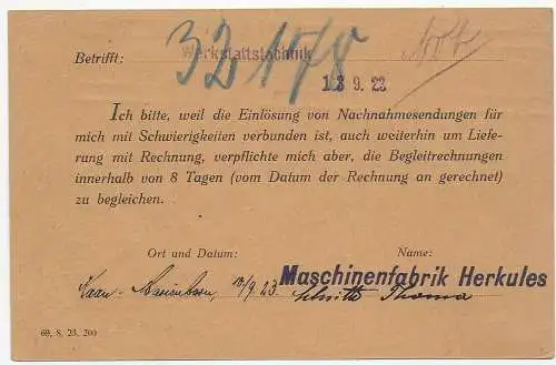 Barfreimachung: 13.9.23 von Marienborn, Caan nach Berlin