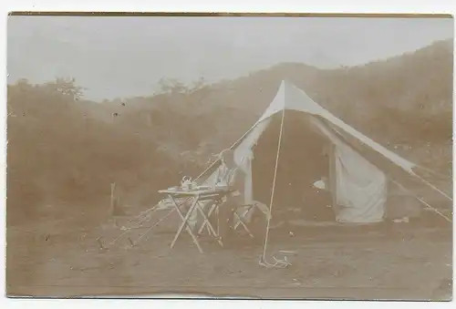 Foto Karte Karibib, 1907 nach Saarbrücken