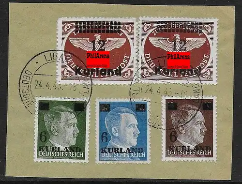 Kurland: Briefstück 24.4.45, Libau