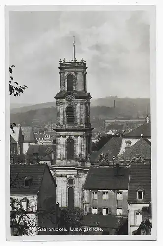 Ansichtskarte Saarbrücken, 1931 nach Dachau