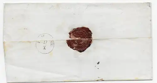 Brief aus Hartenstein nach Waldenburg, 1859
