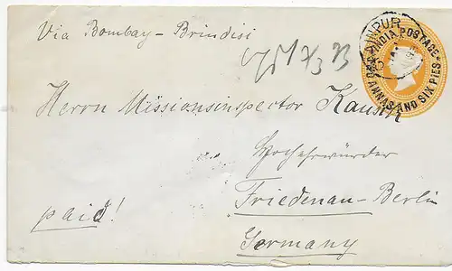Chainpur 1893 to Friedenau-Berlin