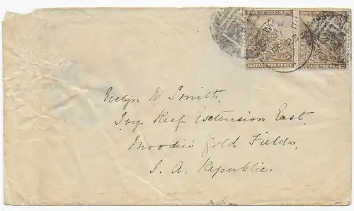 cover 1887, cape of good hope