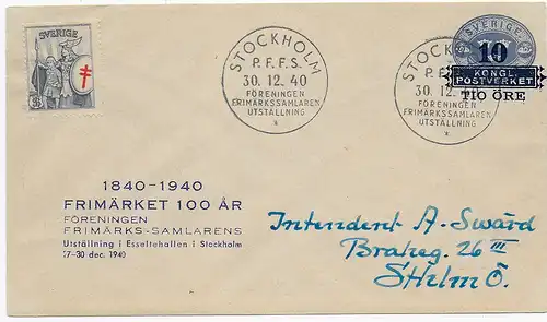 Stockholm, 1940 Briefmarkensammler