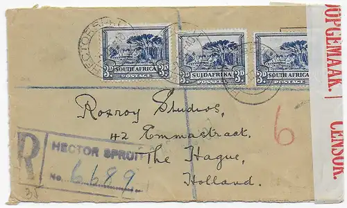 Inscription Hector Spru 1940 à La Haye, Hollande