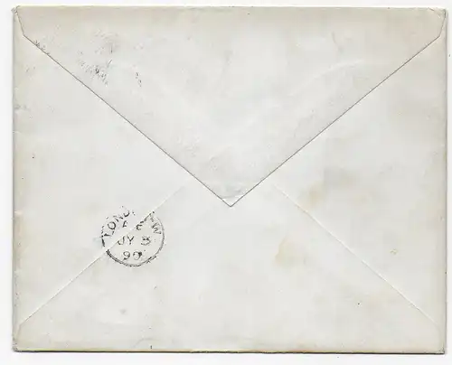 Postkarte zum Post Jubiläum in South Kensington 1890
